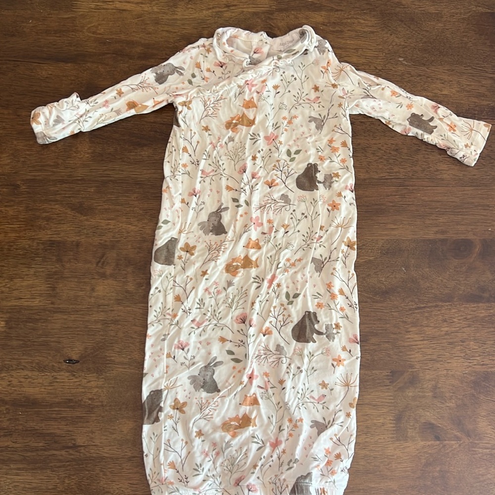Angel Dear size 0-3 bamboo gown